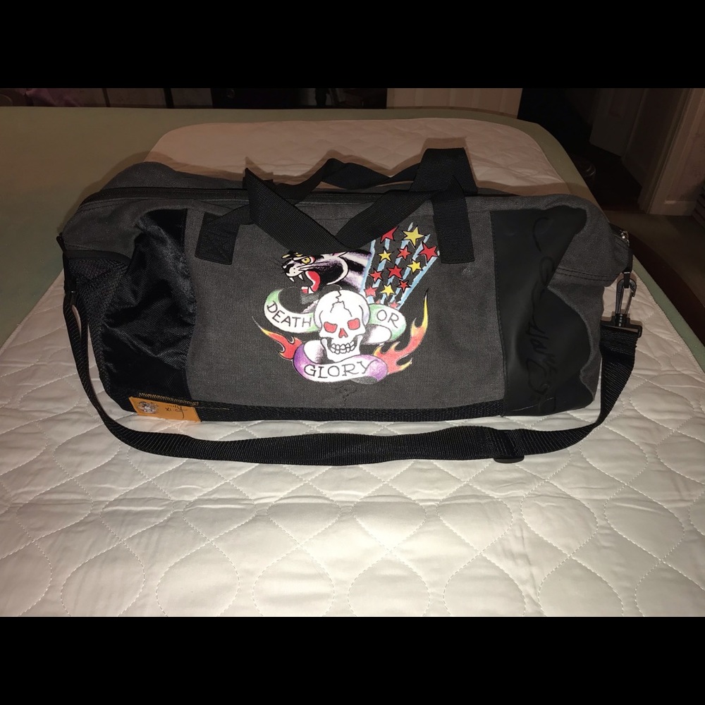Ed Hardy “Death or Glory” Duffle Bag